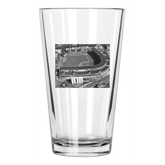 1932 Chicago Cubs Wrigley Field Photo Weeghman Park Pint Beer Drinking Glass