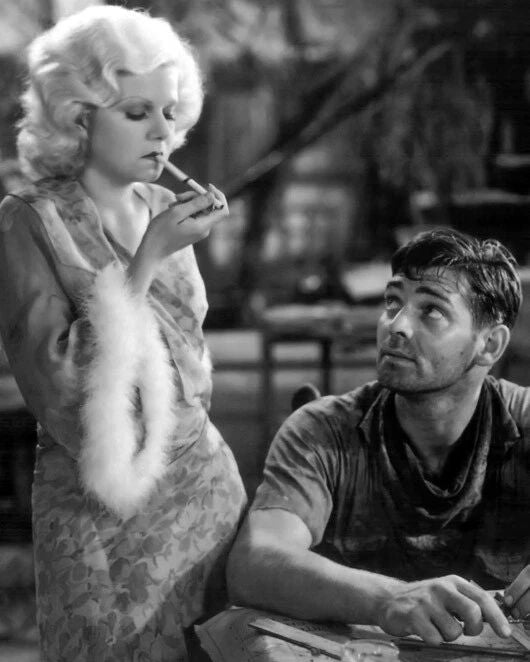 1932 Film Red Dust Clark Gable And Jean Harlow Photo Poster Movie Print
