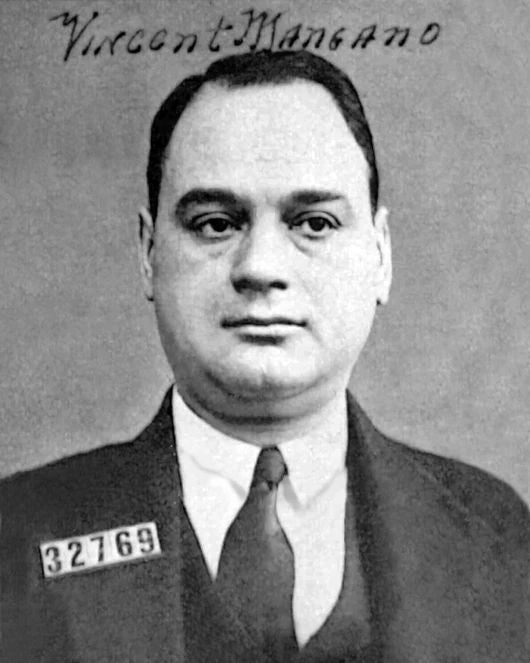 1932 Gangster Mobster Vincent Mangano Glossy Photo Criminal Print Mugshot