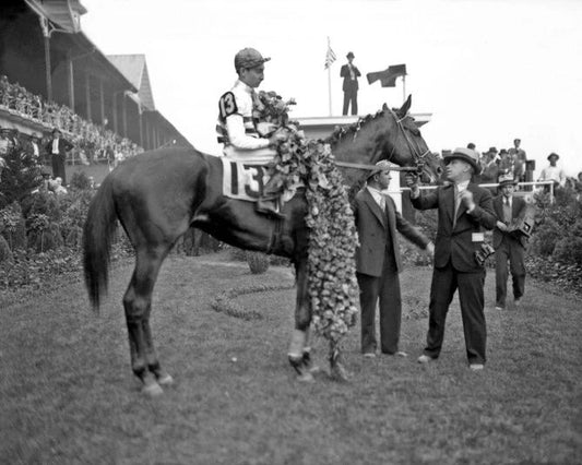 1932 Kentucky Derby Winner Burgoo King Glossy Magnet Churchill Downs Print
