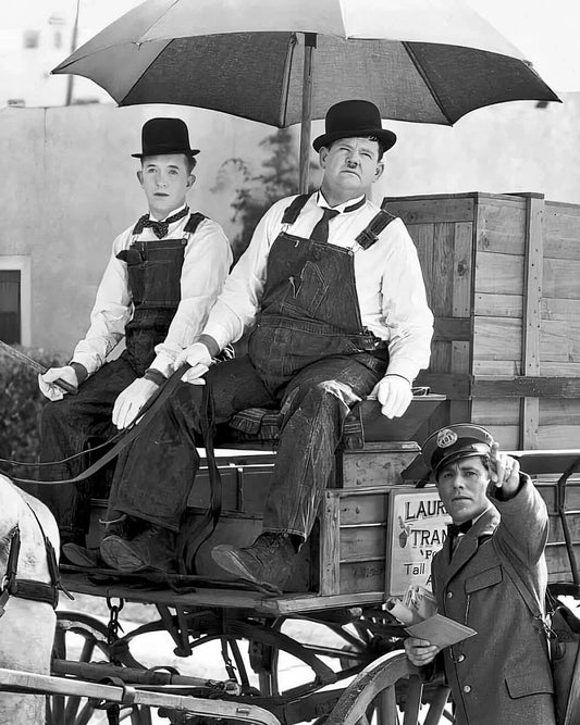 1932 Laurel & Hardy In The Music Box Classic Comedy Picture Keychain