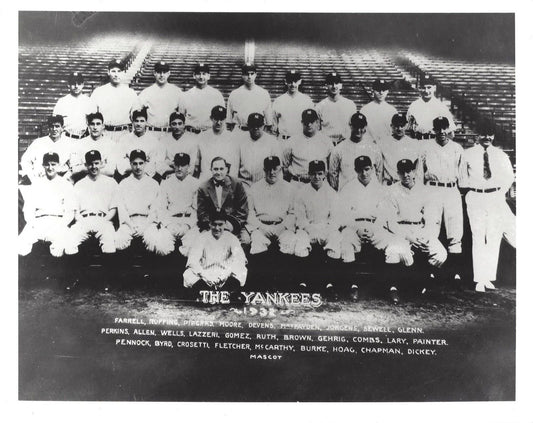 1932 New York Yankees Team Photo Baseball Mlb Picture Ny