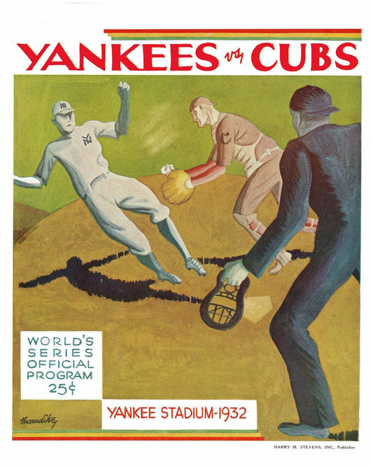 1932 New York Yankees Vs Chicago Cubs Photo Baseball Mlb Picture Ny