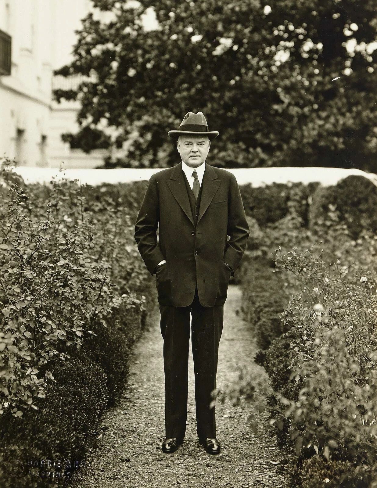 1932 President Herbert Hoover United States Old Retro Keychain Picture