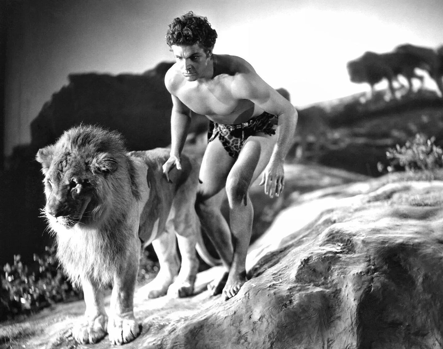1933 Buster Crabbe In King Of The Jungle Poster Photo