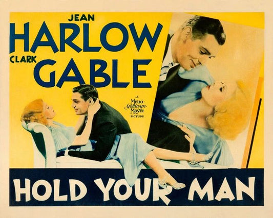 1933 Film Hold Your Man Clark Gable & Jean Harlow Photo Poster Movie Print