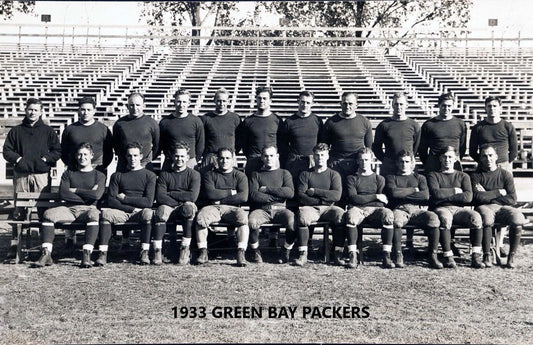 1933 Green Bay Packers Team Magnet Football Nfl Picture
