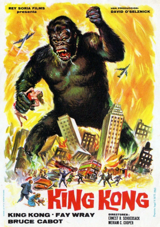 1933 King Kong Movie Keychain Fay Wray Bruce Cabot