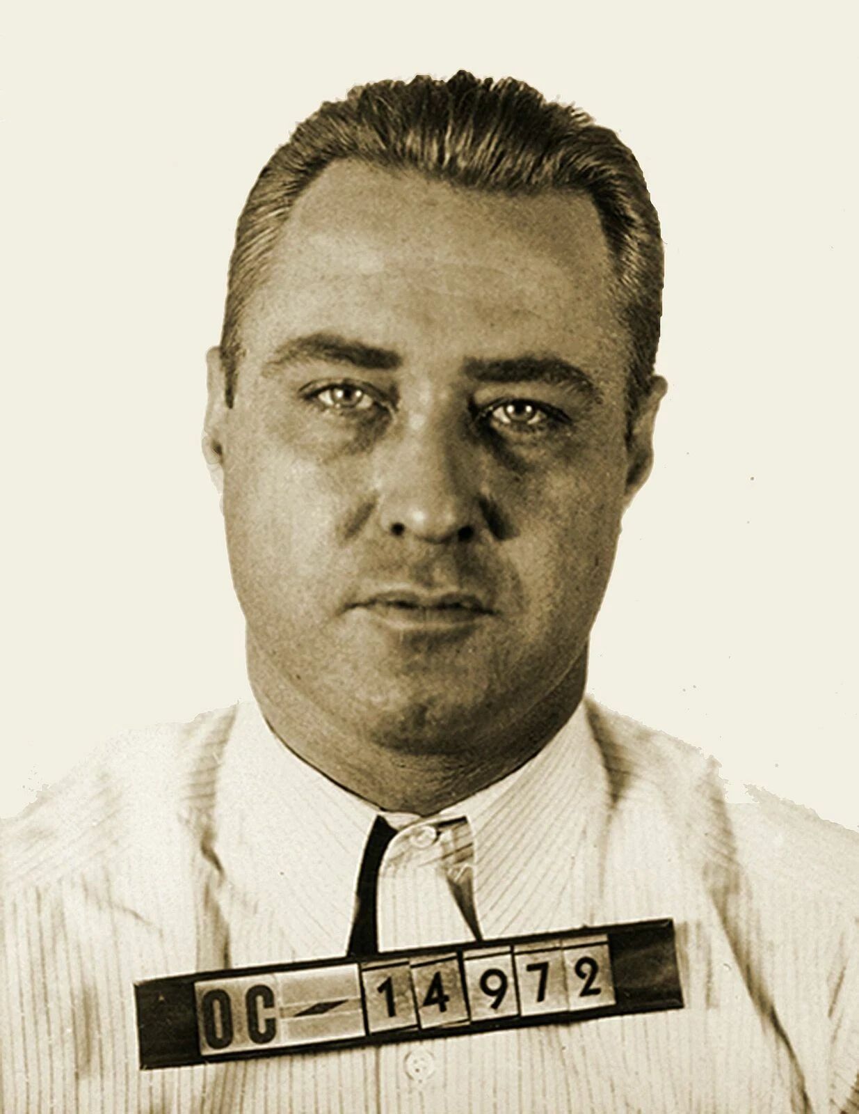 1933 Machine Gun Kelly Mug Shot Vintage Old Photo Reprint