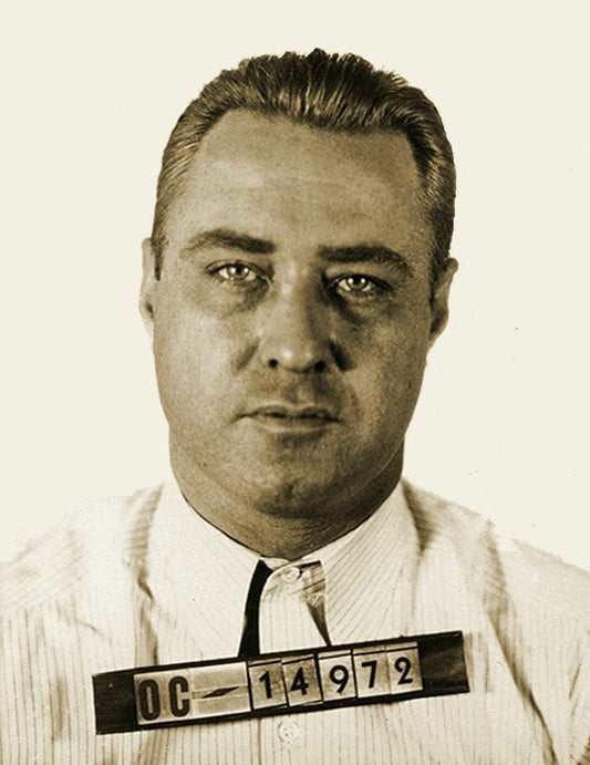 1933 Machine Gun Kelly Mug Shot Vintage Old Photo Reprint