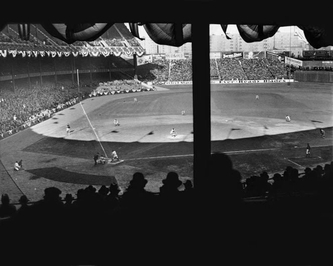 1933 Old Yankee Stadium Glossy Photo New York Print Opening Day Poster