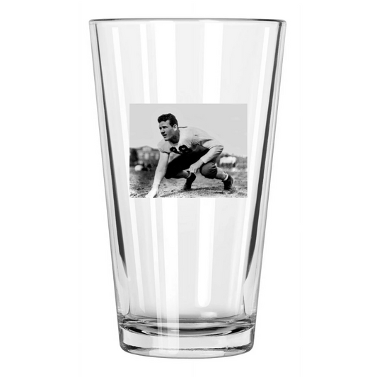 1934 Alabama Player Paul 'Bear' Bryant College Coach Pint Beer Drinking Glass