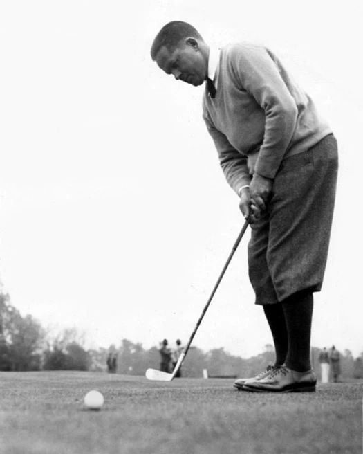1934 Amateur Golfer Bobby Jones Glossy Keychain PGA Print Augusta Masters