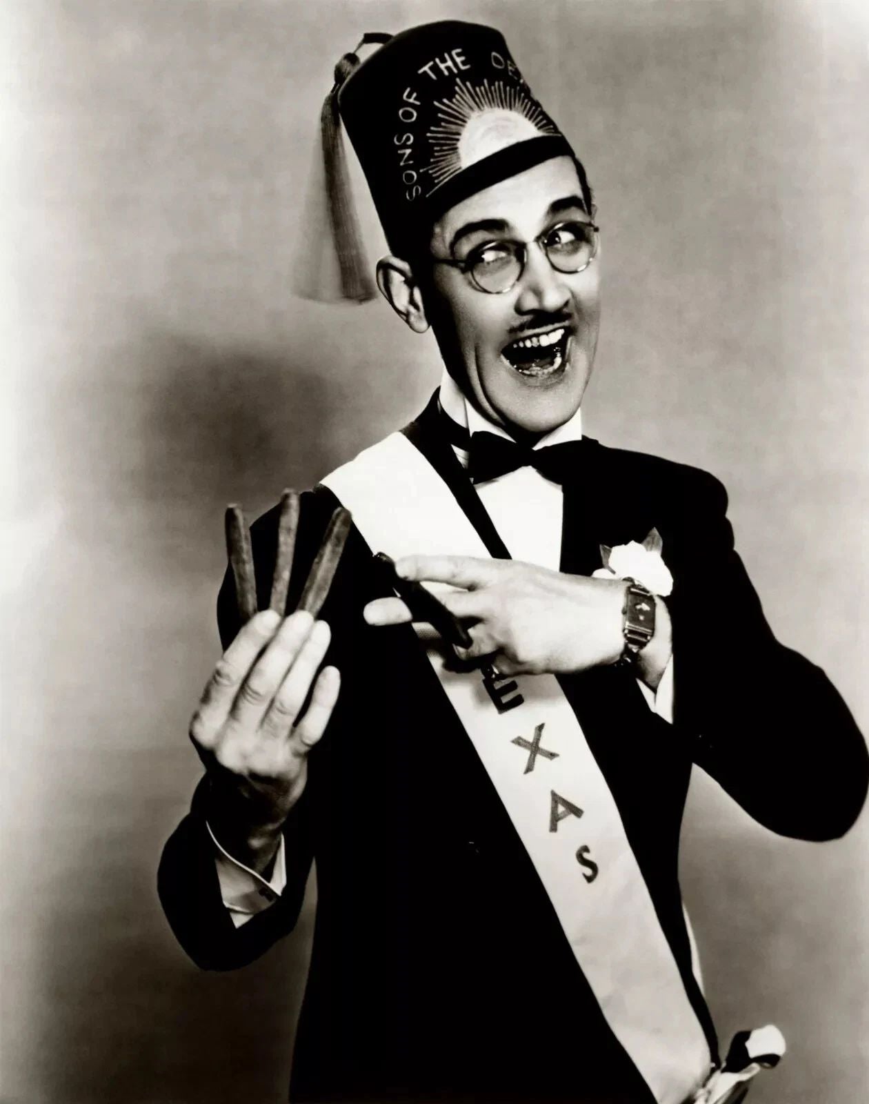 1934 Charley Chase In Sons Of The Desert Classic Vintage Picture Photo