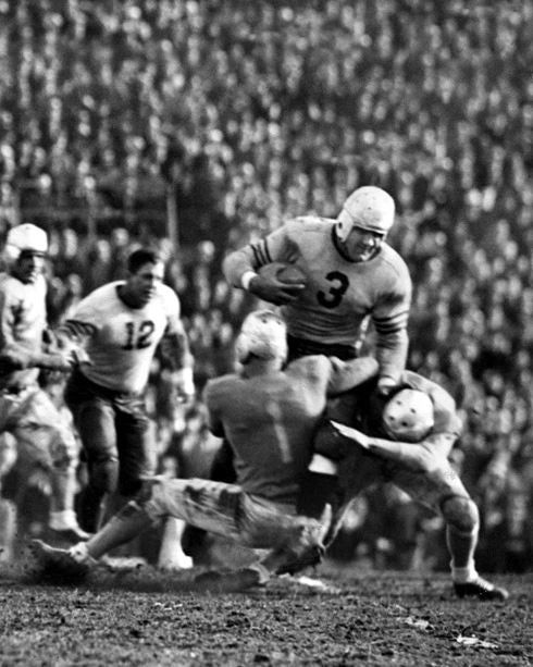 1934 Chicago Bears Bronko Nagurski Glossy Magnet Nfl Football Magnet