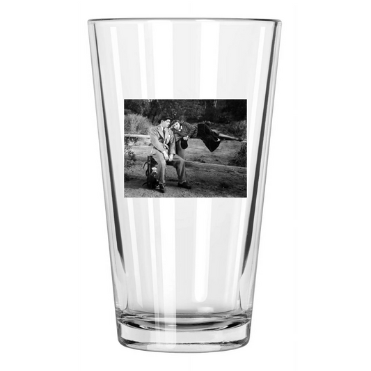 1934 Film It Happened One Night Clark Gable Claudette Colbert Pint Beer Glass
