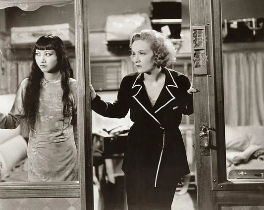 1934 Marlene Dietrich Anna May Wong In Shanghai Express Picture Magnet