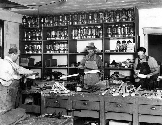 1934 Making Axes For Us Forest Service Wa Vintage Old Magnet Reprint