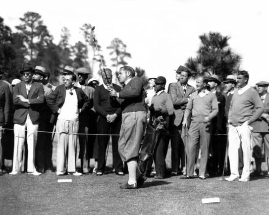1934 Masters Bobby Jones Glossy Photo Augusta PGA Coarse Print Poster