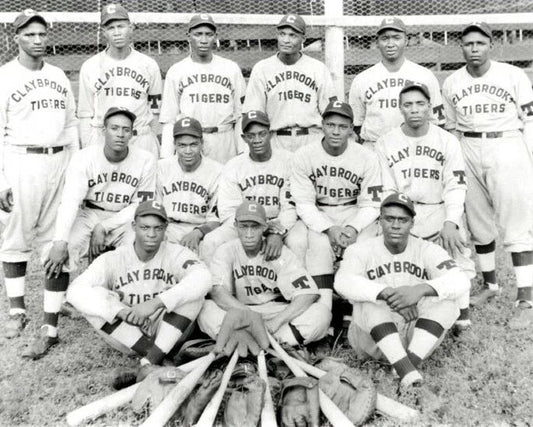 1935 Arkansas Claybrook Tigers Team Magnet Baseball Picture Negro League