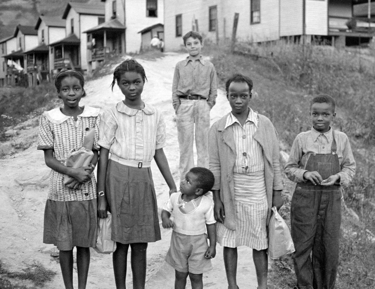 1935 African American Children Omar Wv Vintage Old Keychain Reprint