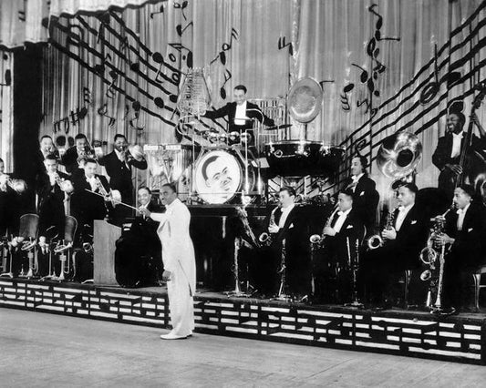 1935 Jimmie Lunceford And Jazz Orchestra Glossy Keychain Big Band Keychain