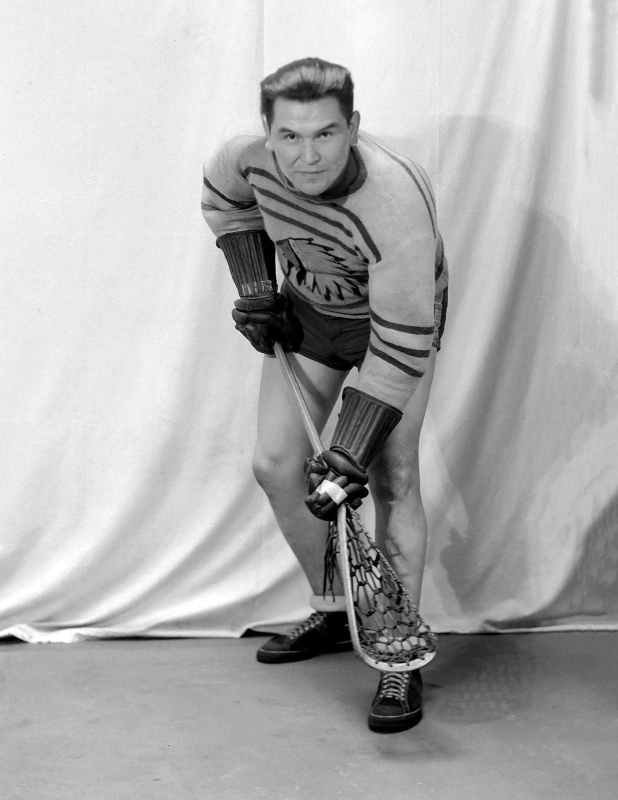 1935 Louis Lewis Indian Lacrosse Team Vintage Old Sport Magnet Reprint