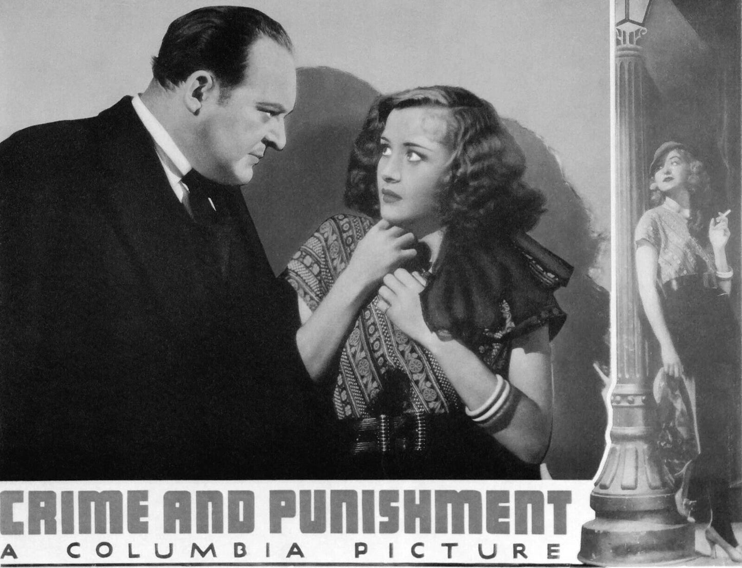 1935 Marian Marsh Crime & Punishment Lobby Card ReKeychain Keychain