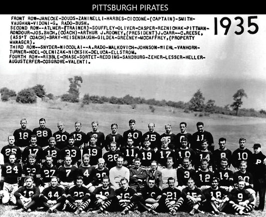 1935 Pittsburgh Steelers Team Keychain Nfl Football Picture Pirates