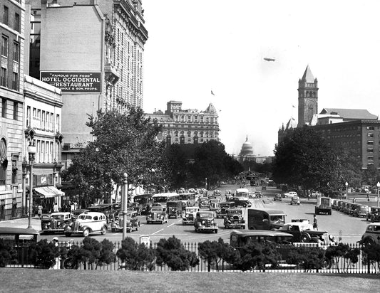 1935 Pennsylvania Avenue Washington Dc Old Vintage 300 Piece Jigsaw Puzzle