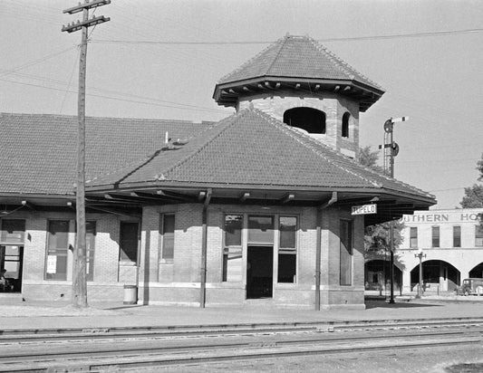 1935 Railroad Station Tupelo Mississippi Vintage Historic Picture Photo