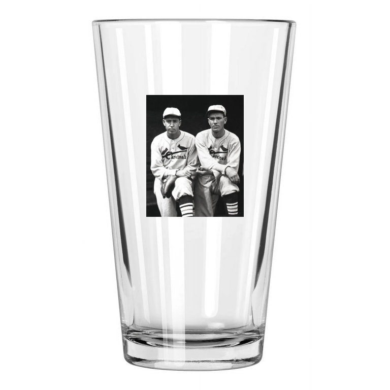 1935 St Louis Cardinals Dizzy Dean And Paul Dean 2 Pint Beer Drinking Glass