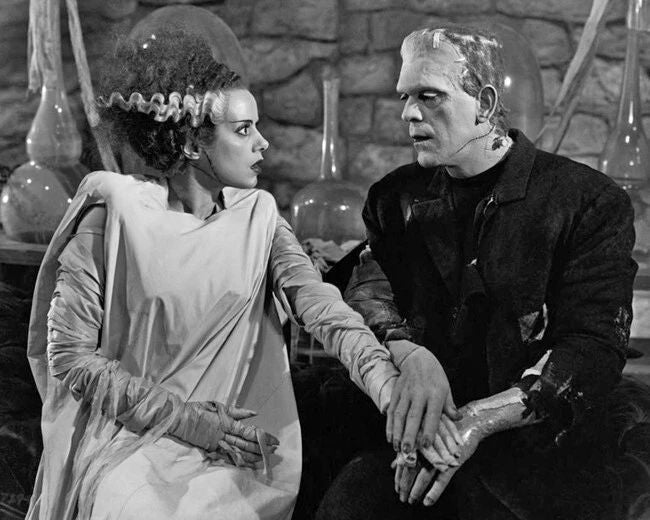 1935 The Bride Of Frankenstein Magnet Elsa Lanchester Boris Karloff Print