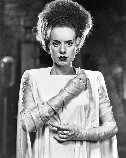 1935 The Bride Of Frankenstein Keychain Elsa Lanchester Keychain Celebrity Print