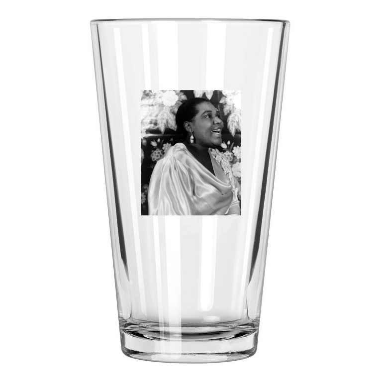1936 American Blues Singer Bessie Smith Photo Empress Pint Beer Drinking Glass
