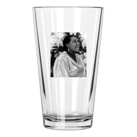 1936 American Blues Singer Bessie Smith Photo Empress Pint Beer Drinking Glass