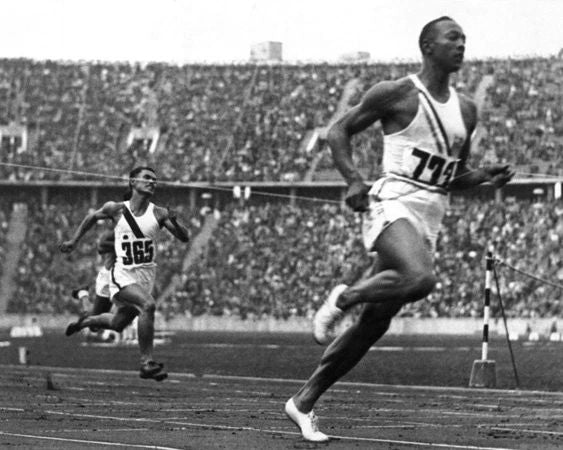 1936 Berlin Olympics Jesse Owens Glossy Photo Usa Gold Medal Print