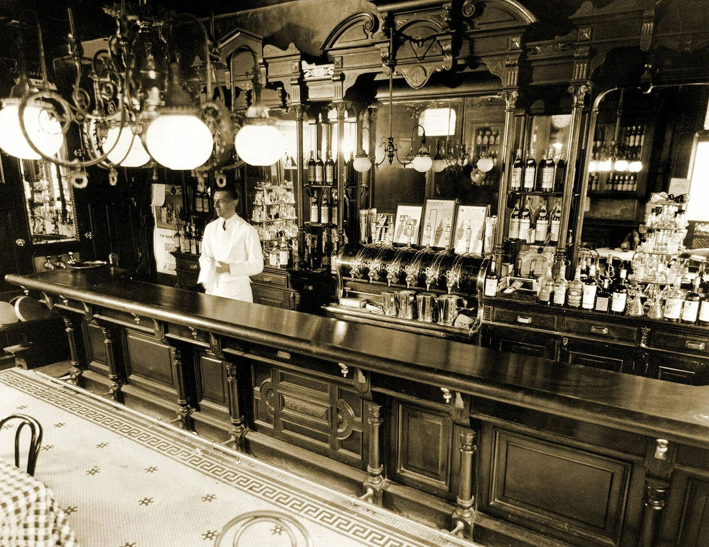 1936 Billie'S Bar Manhattan New York City Old Magnet Reprint