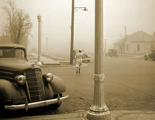1936 Dust Storm Amarillo Texas Vintage Historic Old Photo Reprint