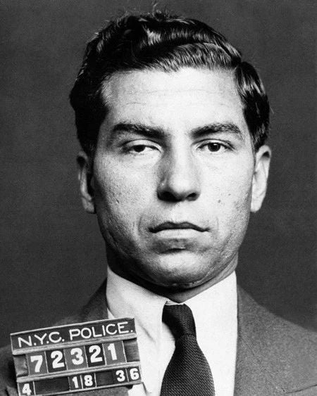 1936 Gangster Mobster Charles Lucky Luciano Magnet Mugshot Magnet