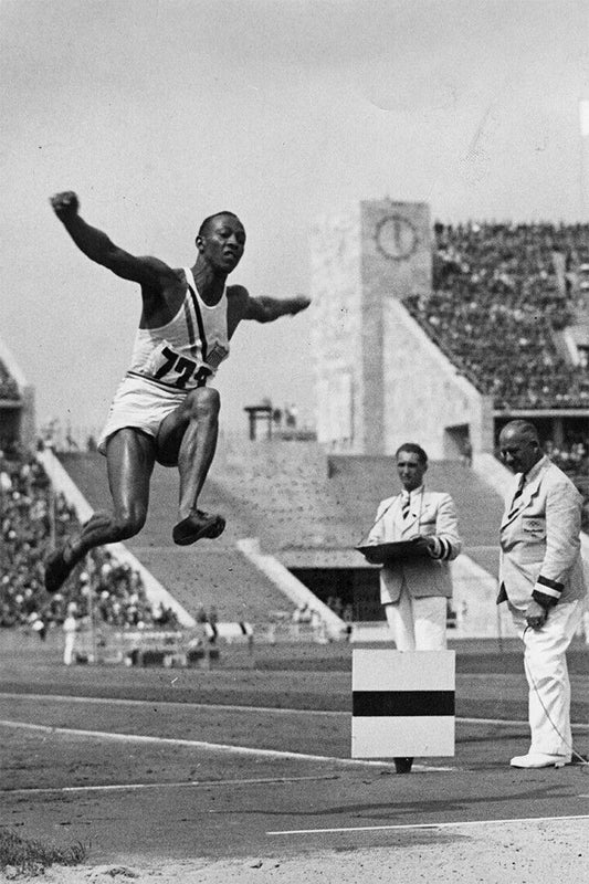 1936 Jesse Owens Sports Long Jump Magnet