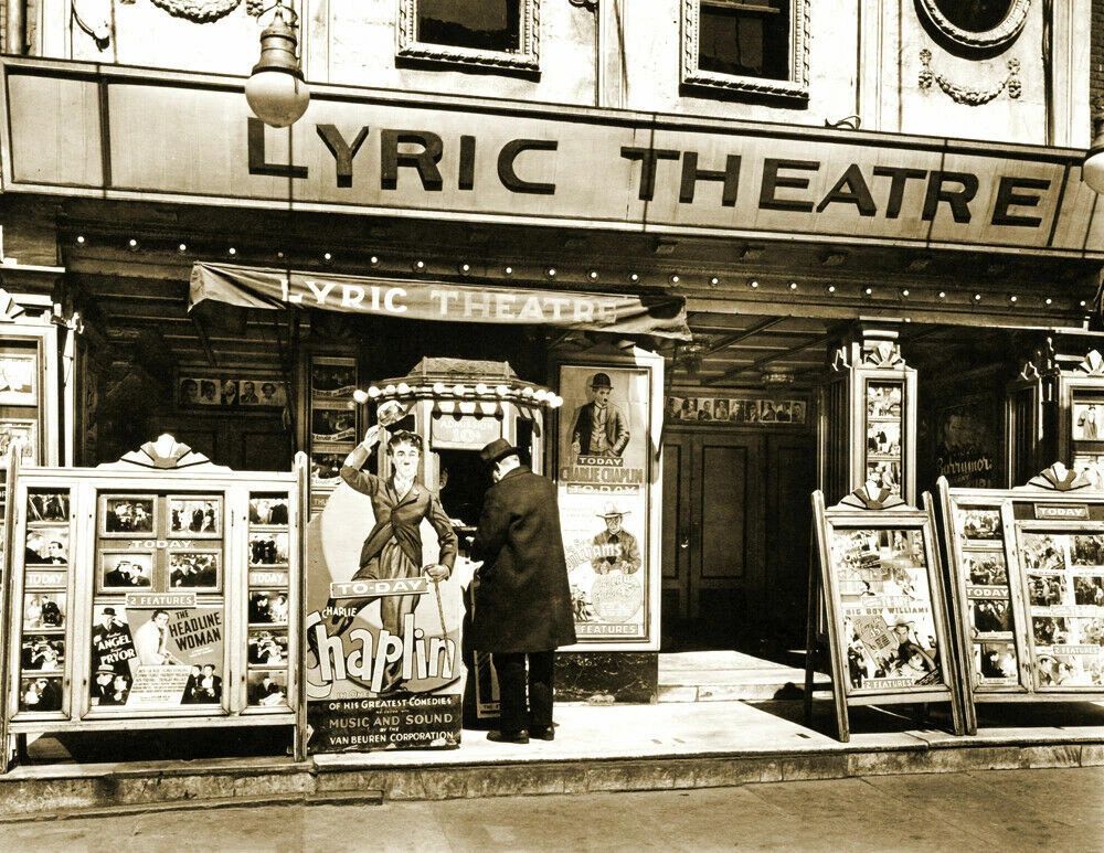 1936 Lyric Theater New York City Ny Old Magnet Reprint