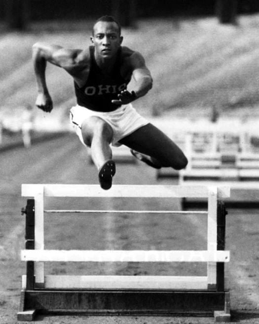 1936 Ohio State Jesse Owens Glossy Keychain Ncaa Print College Keychain