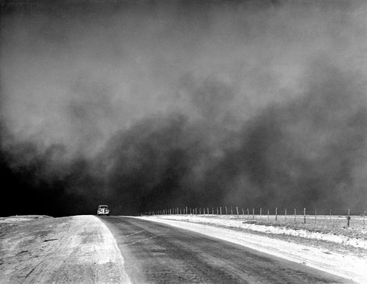 1936 Outrunning The Dust Bowl Texas Old Vintage Keychaingraph Reprint