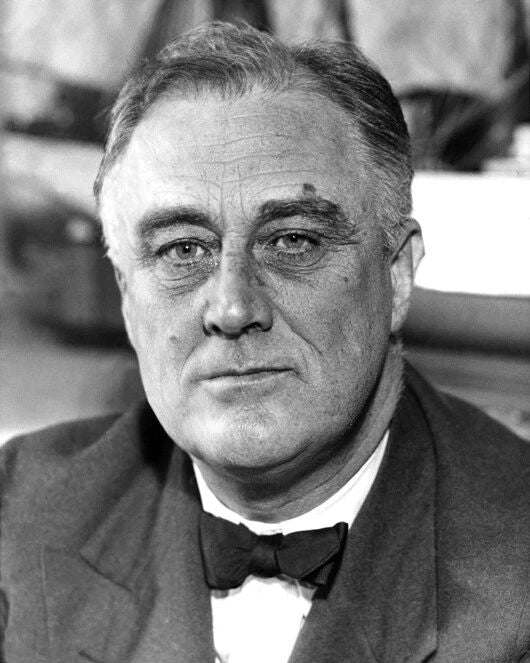 1936 President Franklin D Roosevelt Glossy Photo Political Print Fdr Poster