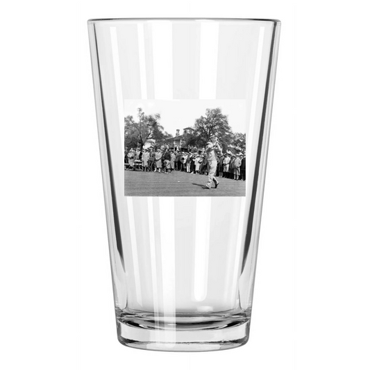 1936 Pro Golfer Tommy Armour Photo Golf Masters Augusta Pint Beer Drinking Glass