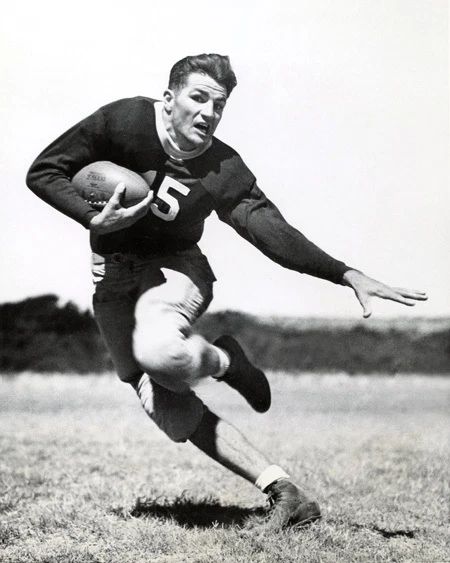1936 Texas Christian Sammy Baugh Glossy Photo Print Vintage Poster