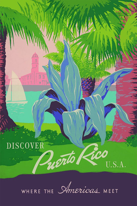1936 Work Progress Administration Discover Puerto Rico Jigsaw Puzzle