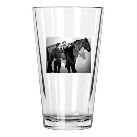 1937 Comedy Film A Day At The Races Photo Marx Brothers Pint Beer Drinking Glass