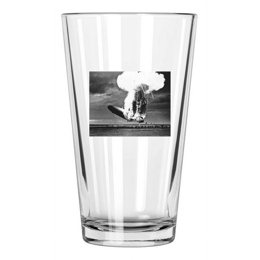 1937 German Airship Hindenburg Historical Disaster Pint Beer Drinking Glass